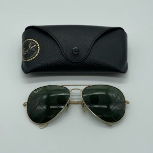 Rayban Aviators sunglasses - green/gold